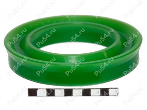 Hydraulic cylinder polyurethane cuff, Product Code 70-03-8055, Polyurethane, PU54/M87/синий, Image №3
