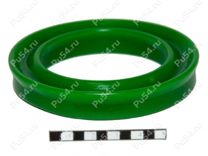 Hydraulic cylinder polyurethane cuff, Product Code 70-03-8863, Polyurethane, PU54/M80/зеленый, Image №2