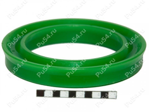 Hydraulic cylinder polyurethane cuff, Product Code 70-03-9570, Polyurethane, PU54/M80/зеленый, Image №3