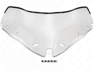 Snowmobile BRP SUMMIT X 600 HO ETEC 2010 windshield (height - 15 sm, depth - 3 mm, PC), Product Code 50-44-4613Pc, Polyurethane, Image №2