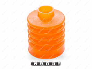 Пыльник D 55 х d 23 х H 80, Product Code 33-05-022, Polyurethane, PU54/M72/оранжевый, Image №1