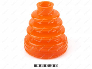 CV-joint inner dust boot, front suspension, Product Code 1-05-047, Polyurethane, PU54/M71/orange, Image №1