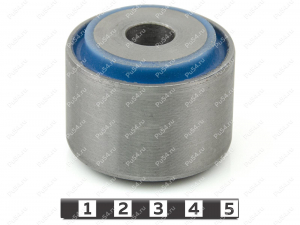 Shock absorber silent block, front suspension, Product Code 1-06-237, Polyurethane, PU54/M87/синий, Image №1