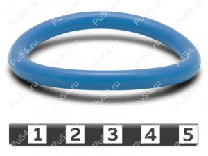 Sealing collar, Product Code 78-00-057, Polyurethane, PU54/M92/красный, Image №1