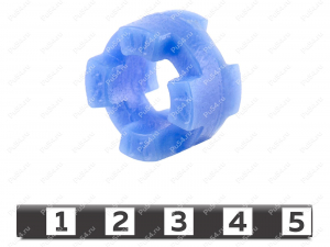Elastic coupling insert D 24,7 x d 13,8 x H 14, Product Code 33-01-1221, Polyurethane, PU54/M87/синий, Image №2