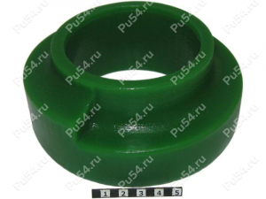 Coil spring lift spacer, upper, lift +20 cm, Product Code 18-12-007, Polyurethane, PW54/K80/светло-зеленый, Image №1