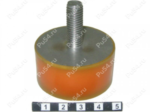 Vibration mount, Product Code 33-01-627, Polyurethane, PU54/M71/orange, Image №1