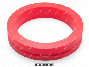 НТЭЦ5.50.056 Блок каната - вариант 3 230*179*45, Product Code 33-78-234, Polyurethane, PU54/M92/красный, Image №1