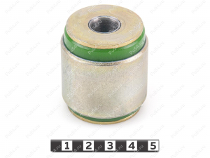 Lateral control arm silent block, rear suspension (hub), pressed-in, Product Code 22-06-28801, Polyurethane, PU54/M80/зеленый, Image №1
