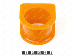 Подушка рулевой рейки TOYOTA COROLLA II, STARLET, TERCEL, Product Code 1-12-082, Polyurethane, PU54i/K72/темно-оранжевый, Image №2