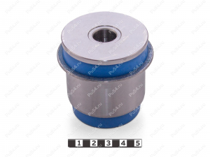 Control arm front silent block, rear suspension (pressed-in)., Product Code 1-06-7061, Polyurethane, PU54/M80/зеленый, Image №2