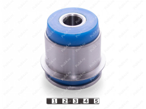 Control arm front silent block, rear suspension (pressed-in)., Product Code 1-06-7061, Polyurethane, PU54/M80/зеленый, Image №3