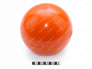 Polyurethane ball, D = 100., Product Code 62-65-100, Polyurethane, PU54/M72/оранжевый, Image №1