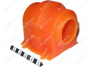 Stabilizer right bushing, front suspension, Product Code 26-01-008, Polyurethane, PU54i/K72/темно-оранжевый, Image №1