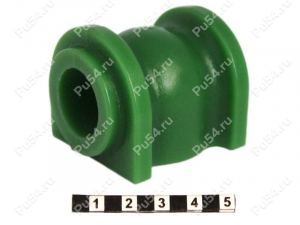 Stabilizer bushing, front suspension, ID=25 mm, Product Code 19-01-043, Polyurethane, PU54/M80/green, Image №1