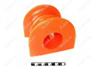 Stabilizer bushing, front suspension., Product Code 19-01-155, Polyurethane, PU54i/K72/темно-оранжевый, Image №1