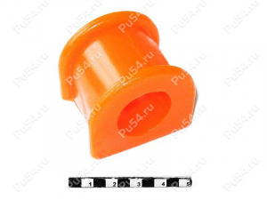 Stabilizer bushing, front suspension., Product Code 19-01-323, Polyurethane, PU54i/K72/темно-оранжевый, Image №1