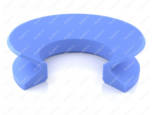 Уплотнение VE-300 294х354х65 VE-ring 300 PU, Product Code 70-08-910125, Polyurethane, PU54/M87/синий, Image №1