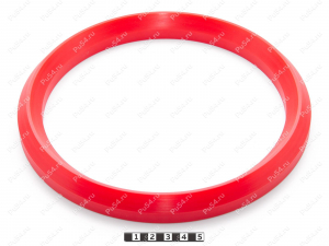 Кольцо опорное Н175 нижнее 210*175*20, Product Code 33-78-202, Polyurethane, PU54/M92/красный, Image №1