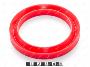 Кольцо нажимное В75 верхнее 100*75*12, Product Code 33-78-205, Polyurethane, PU54/M92/красный, Image №1