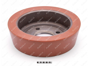 Ролик стенда вибродиагностики D260 x d205 x H75 (восстановление), Product Code 333-01-1240, Polyurethane, PU54Q/E95коричневый, Image №1