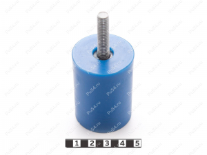 Демпфер D 40 x H 85 (М8), Product Code 33-12-030, Polyurethane, PU54/M72/оранжевый, Image №1