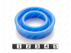 Hydraulic cylinder polyurethane cuff, Product Code 70-03-4525, Polyurethane, PU54/M87/синий, Image №3
