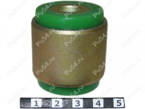 Upper and lower lateral arm silent block and hub silent block (upper) rear suspension, press-fitted, Product Code 19-06-0031, Polyurethane, Image №1