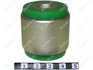 Lateral arm silent block and hub lower silent block, rear suspension, press-fitted, Product Code 19-06-0041, Polyurethane, Image №1