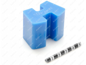Elastic element for N-Upex, N-Flex coupling (compatible), size 250, Product Code 33-99-9012, Polyurethane, PU54i/K87/синий, Image №1