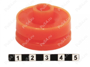 Shock absorber bushing, rear suspension (low), Product Code 40-03-001, Polyurethane, Image №1