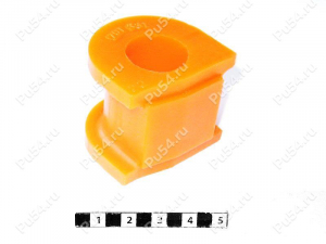 Stabilizer bushing, front suspension., Product Code 7-01-331, Polyurethane, PU54i/K72/темно-оранжевый, Image №1