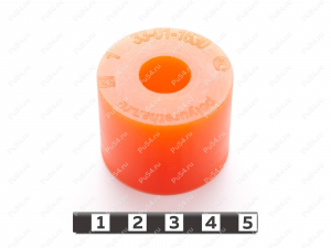 Амортизатор D 38 x d 12,5 x H 30, Product Code 33-01-1630, Polyurethane, PU54/M72/оранжевый, Image №1