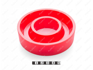 Манжета 373.10.20.06.02 107*45,9*28, Product Code 33-78-426, Polyurethane, PU54/M92/красный, Image №1