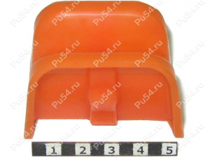 Rear door detent element, Product Code 1-07-042, Polyurethane, PU54i/K72/темно-оранжевый, Image №1