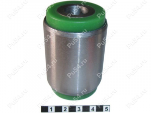 Trailing arm (high and low) silent block, rear suspension, pressed-in (little), Product Code 19-06-101, Polyurethane, Image №1
