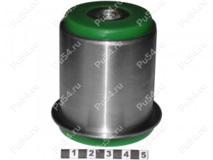 Low trailing arm silent block, rear suspension (axle), pressed-in, Product Code 19-06-2111, Polyurethane, Image №1