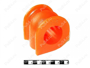 Stabilizer bushing, front suspension., Product Code 7-01-346, Polyurethane, PU54i/K72/темно-оранжевый, Image №1