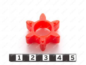 Эластичный элемент муфты , аналог MZK.PU.V25 SOROTEC, Product Code 33-99-94302, Polyurethane, PU54/M92/красный, Image №1
