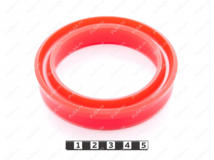 Манжета ИМС 041.168.800 93,3*66,7*20, Product Code 33-78-435, Polyurethane, PU54/M92/красный, Image №1