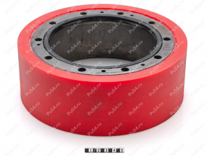 Колесо D 250 x d 212 x H 90 (восстановление), Product Code 333-01-1042, Polyurethane, PU54/M92/красный, Image №1