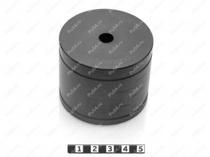 Polyamide 6 body mount (+50 mm), OD = 10 mm, ID = 60 mm, Product Code 0-12-601050, Polyurethane, белый капролон, Image №2