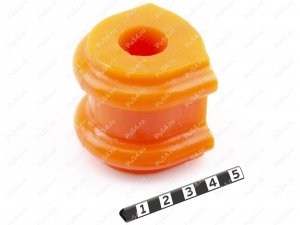 Stabilizer bushing, rear suspension, ID= 19mm, Product Code 16-01-251, Polyurethane, PU54/M71/orange, Image №1
