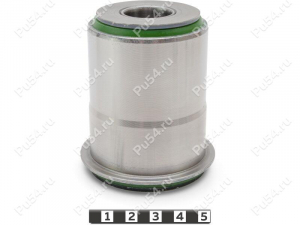 Control arm front silent block, front suspension, pressed-in, Product Code 26-06-0811, Polyurethane, PU54/M80/green, Image №1