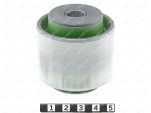 Right and left axle mount silent block, front suspension, Product Code 3-06-2681, Polyurethane, PU54/M80/green, Image №1