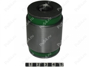 Control arm front silent block, front suspension, pressed-in, Product Code 7-06-0381, Polyurethane, Image №1