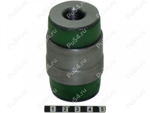 Low spring-loaded arm silent block, rear suspension (body), pressed-in, Product Code 7-06-0421, Polyurethane, Image №1