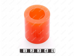 Втулка D37 x d22 x H45, Product Code 33-01-1724, Polyurethane, PU54/M72/оранжевый, Image №1