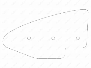 Стекло ветровое для мотоцикла, нижний ветровой дефлектор, Product Code 55-44-1514Pc, Polyurethane, Image №2