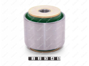 Сайлентблок подпружинного рычага задней подвески большой, OD=70,1mm, Product Code 26-06-1141, Polyurethane, PU54/M80/зеленый, Image №1